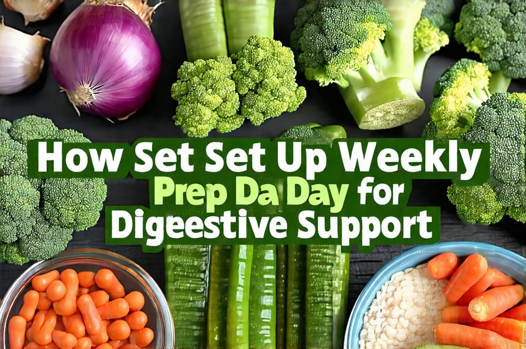 How to Set Up a Weekly Prep Day for Digestive Support