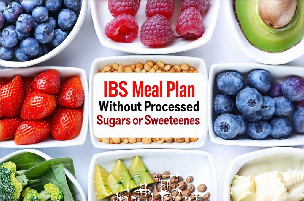 IBS Meal Plan Without Processed Sugars or Sweeteners