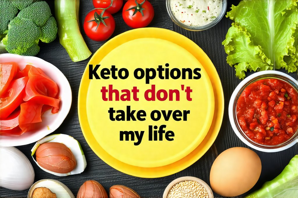 Keto food options that don’t take over my life
