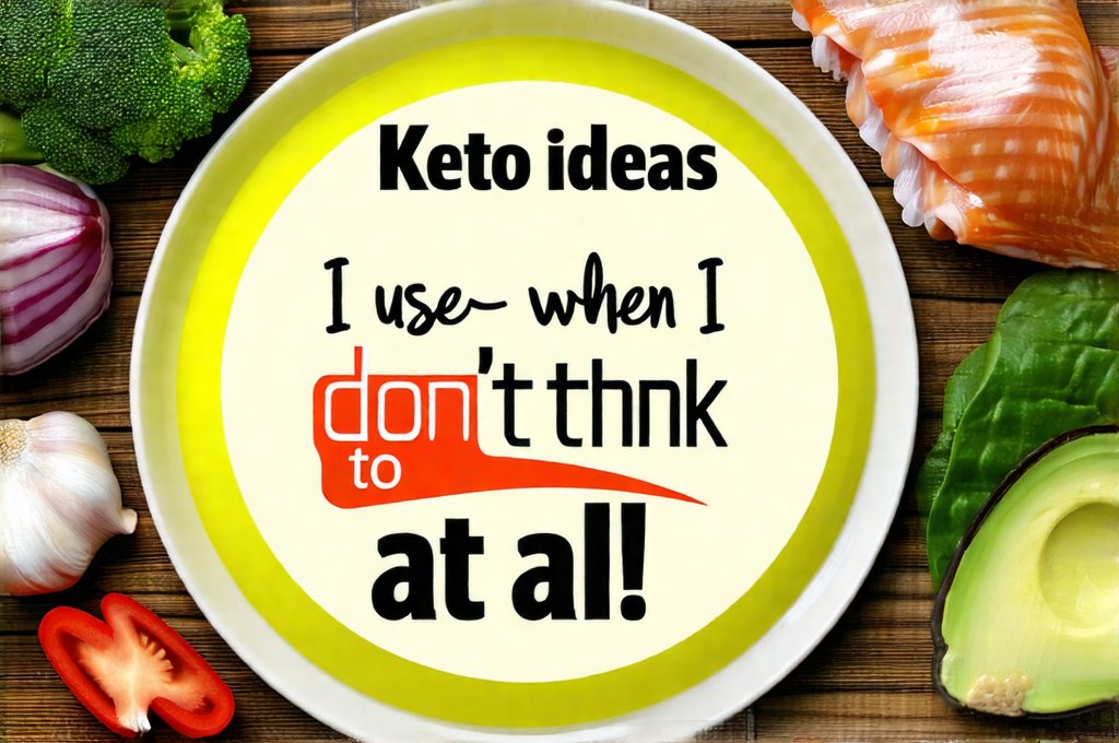 Keto ideas I use when I don’t want to think at all