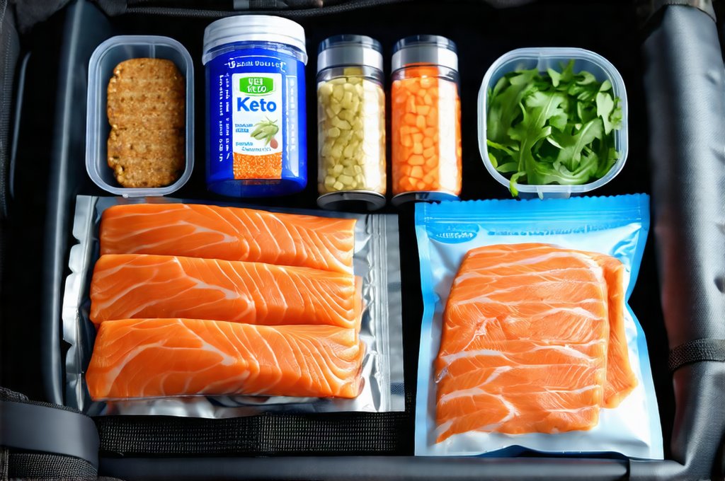 Keto stuff I keep in the car or backpack
