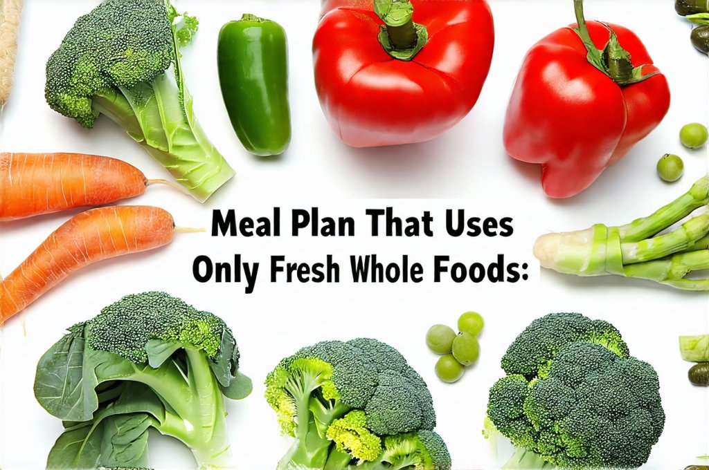 Meal Plan That Uses Only Fresh Whole Foods