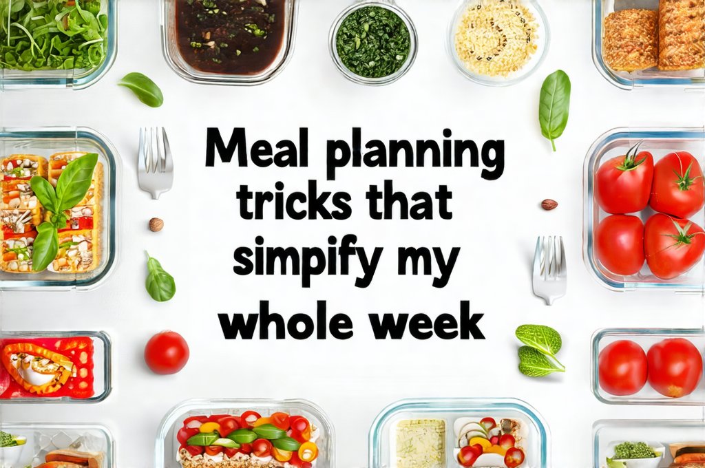 Meal planning tricks that simplify my whole week