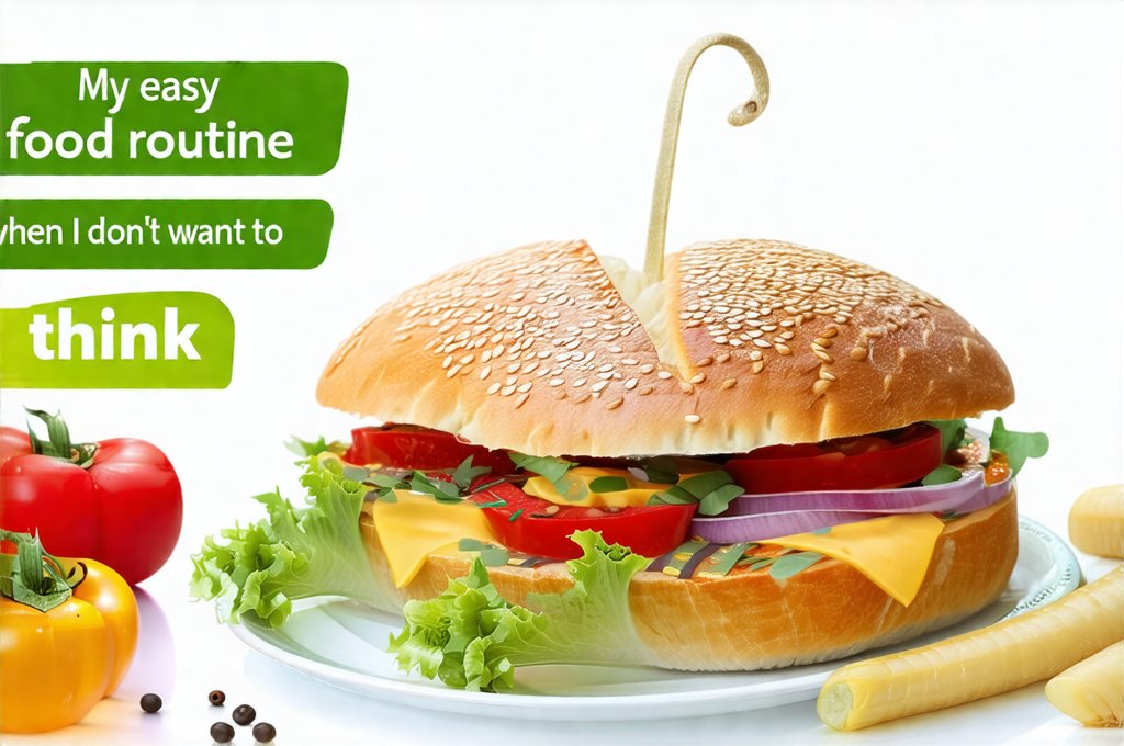 My easy food routine when I don’t want to think