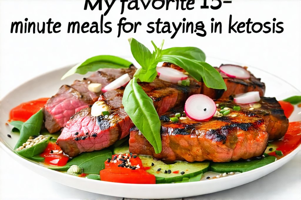 My favorite 15-minute meals for staying in ketosis