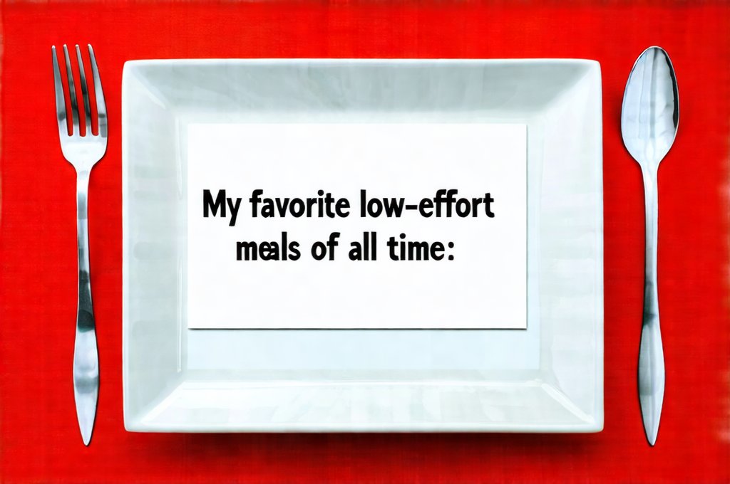 My favorite low-effort meals of all time