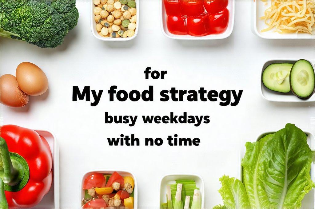 My food strategy for busy weekdays with no time