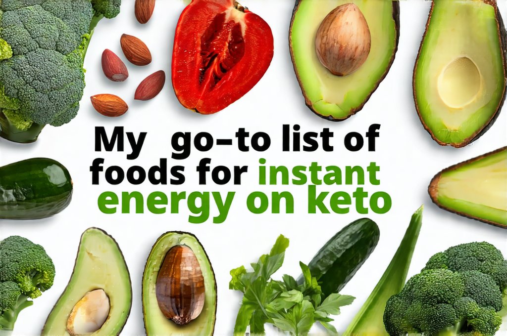 My go-to list of foods for instant energy on keto