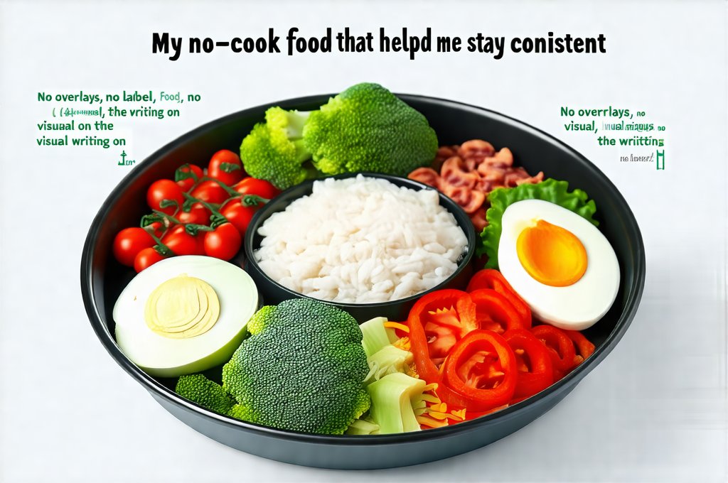 My no-cook food kit that helped me stay consistent