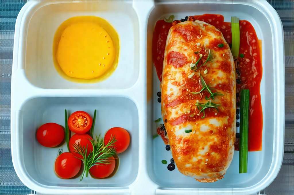 Prepped food that waits for me when I get home