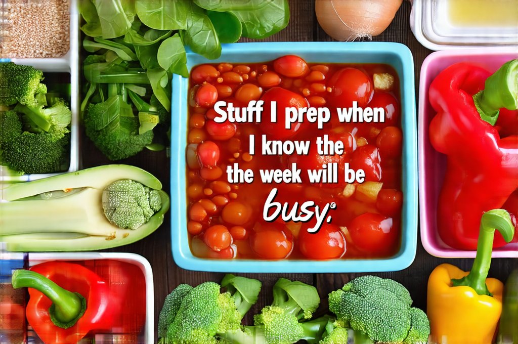 Stuff I prep when I know the week will be busy