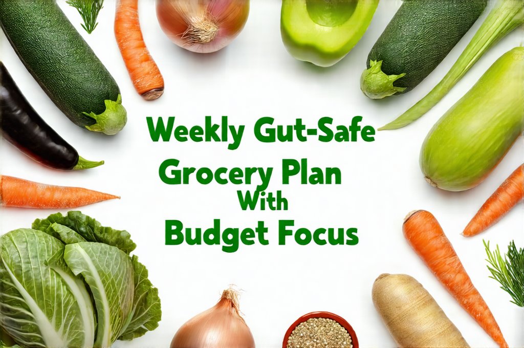 Weekly Gut-Safe Grocery Plan With Budget Focus