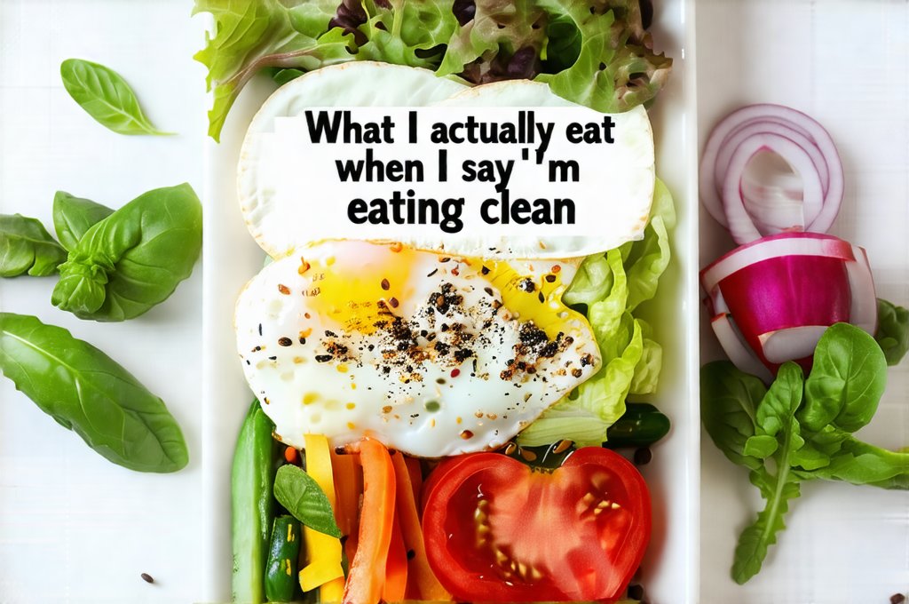 What I actually eat when I say I’m eating clean
