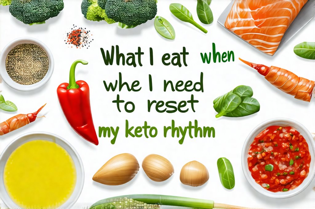 What I eat when I need to reset my keto rhythm
