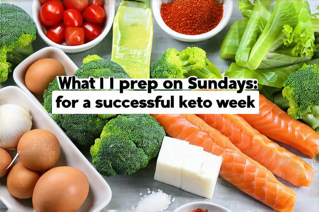 What I prep on Sundays for a successful keto week