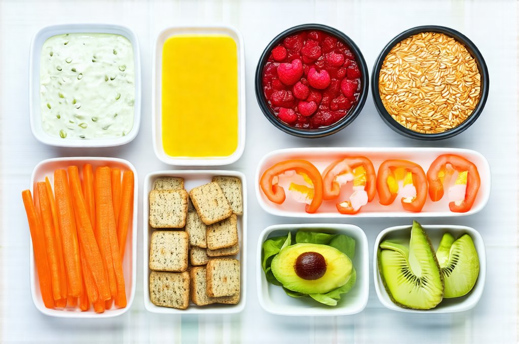 Meal Plan with Low-Calorie Snacks for Fat Loss